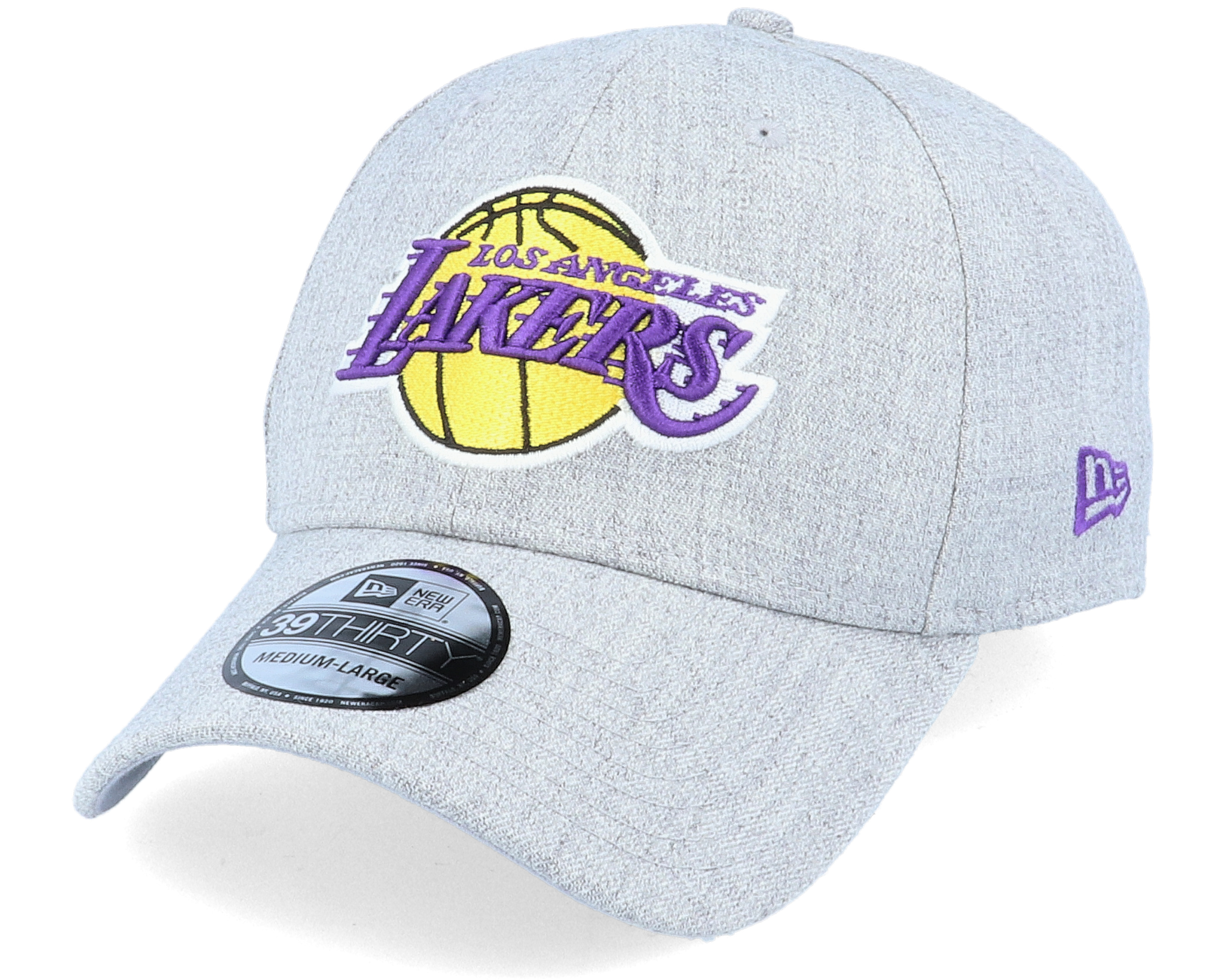Cap New Era Los Angeles Lakers 39Thirty Hthr grey