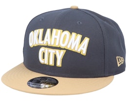 Oklahoma City Thunder 9Fifty Dark Grey/Beige Snapback - New Era
