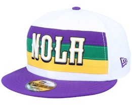 New Orleans Pelicans 9Fifty White/Purple Snapback - New Era