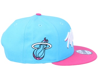Miami Heat 9Fifty Light Blue/Pink Snapback - Main Image