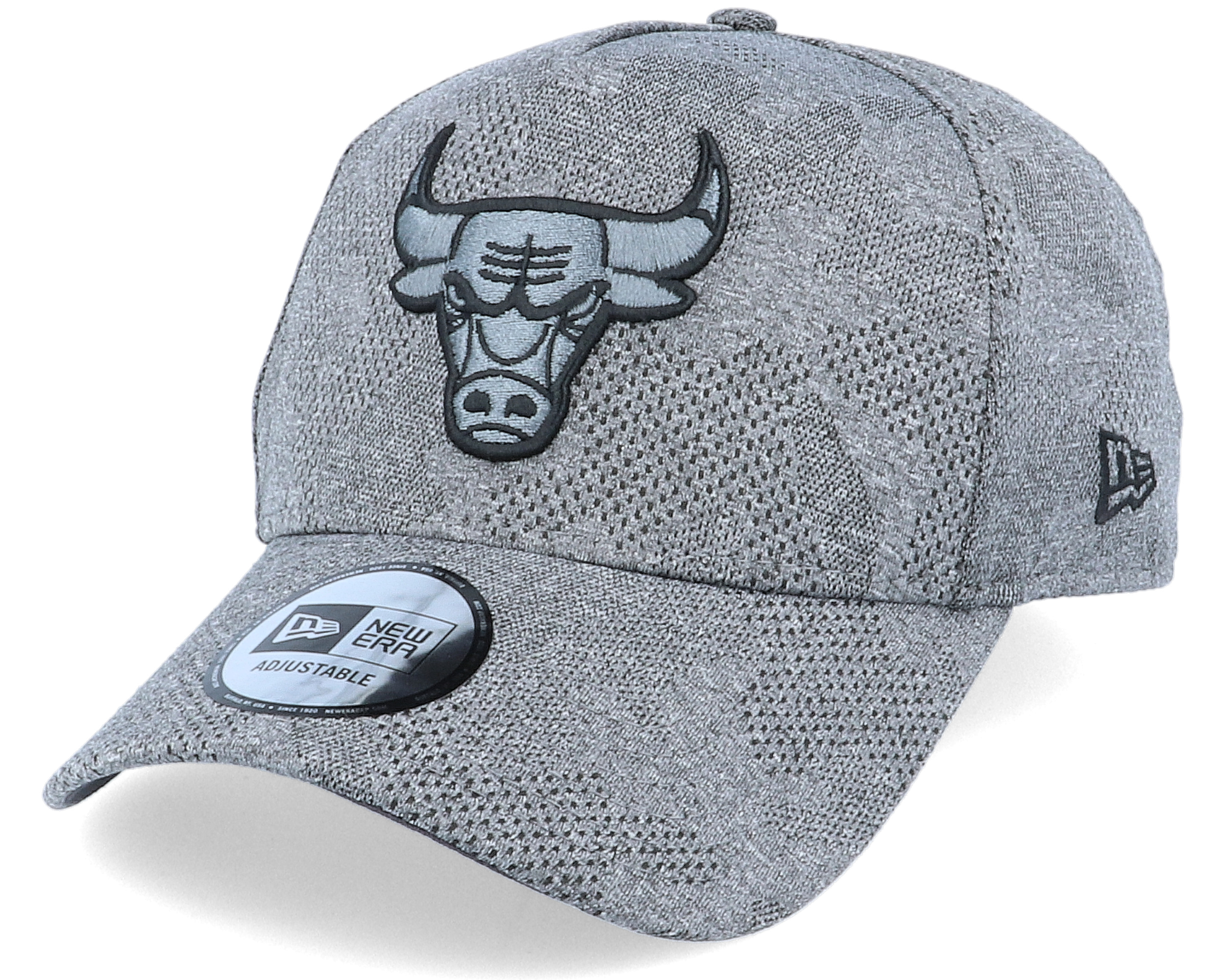 Chicago Bulls Engineered Plus Heather Grey/Black Adjustable - New Era ...