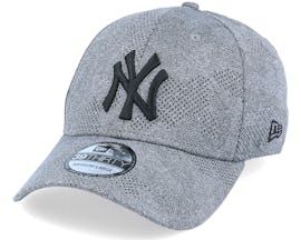 New York Yankees Engineered Plus 39Thirty Heather Grey/Black Flexfit - New Era