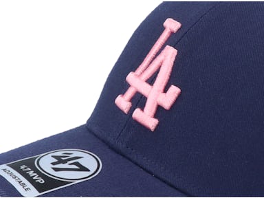 47 Brand Los Angeles LA Dodgers MVP Hat Cap Navy/Pink, Black, Pink, One  Size : : Sports & Outdoors