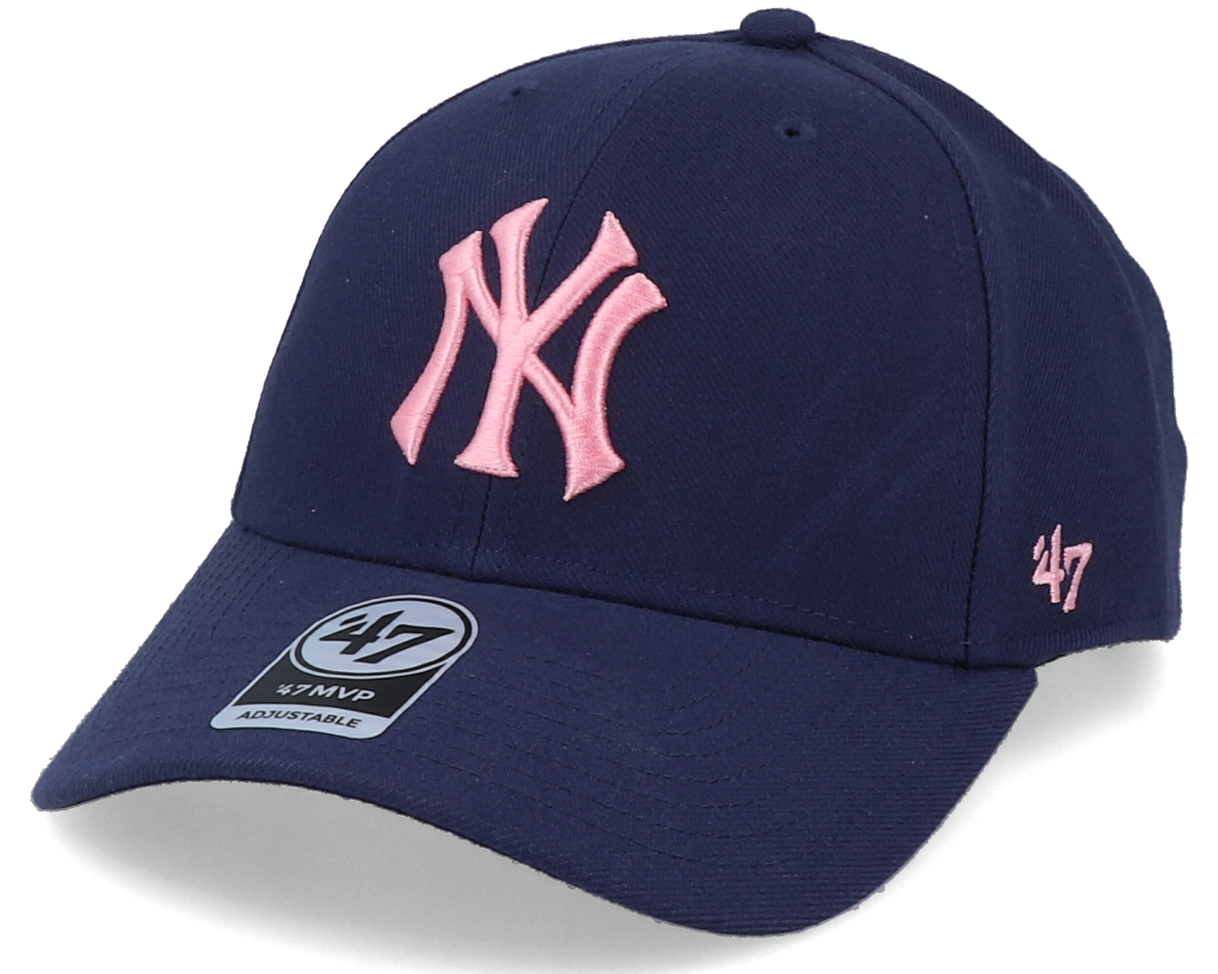 navy pink hat