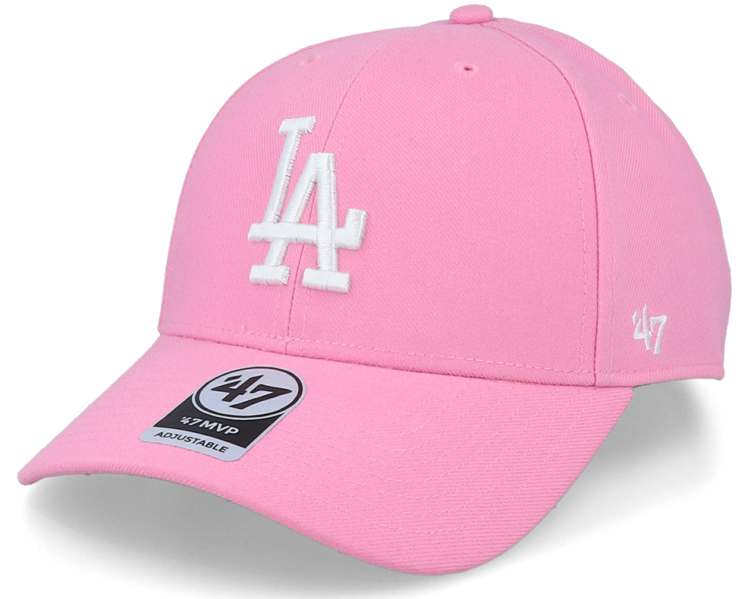 Los Angeles Dodgers Mvp Rose Pink/White Adjustable - 47 Brand