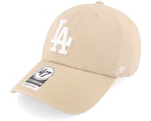 Los Angeles Dodgers MLB Clean Up Khaki Dad Cap - 47 Brand