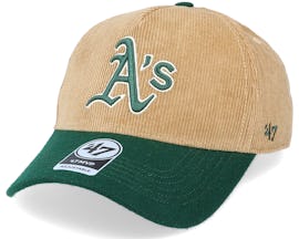 Oakland Athletics Corduroy Mvp DT Khaki/Green Adjustable - 47 Brand