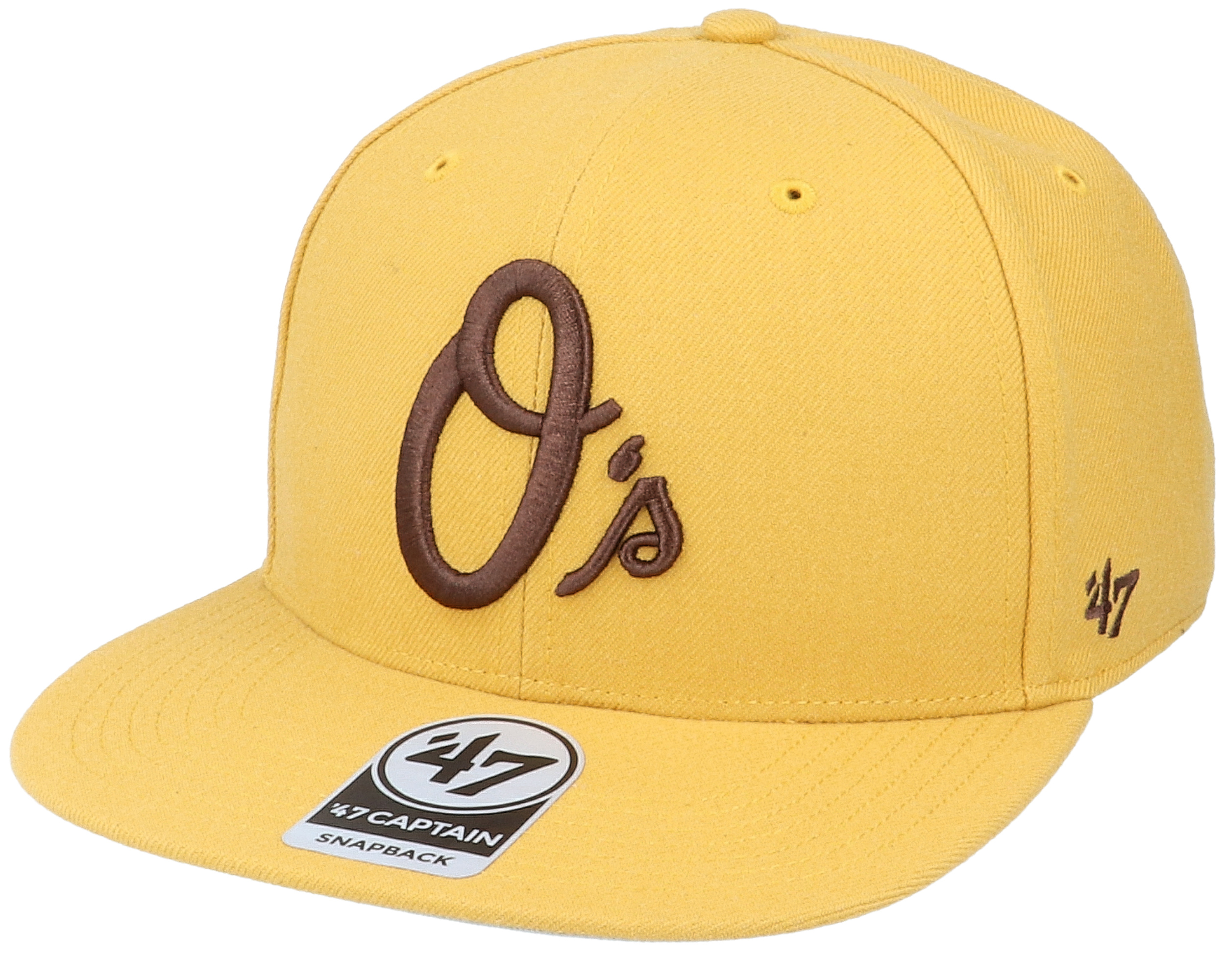 47 San Diego Padres Mens Womens No Shot Captain Adjustable Snapback Brown  Yellow Hat,One Size