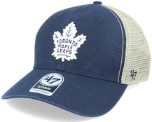Toronto Maple Leafs Flagship Wash Mvp Vintage Navy/Beige Trucker - 47 Brand