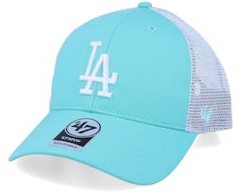Los Angeles Dodgers Flagship Mvp Tiffany Blue/White Trucker - 47 Brand