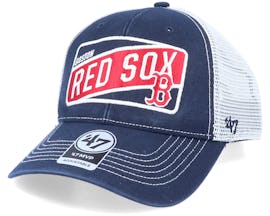 Boston Red Sox Mvp Slash Patch Navy/White Trucker - 47 Brand