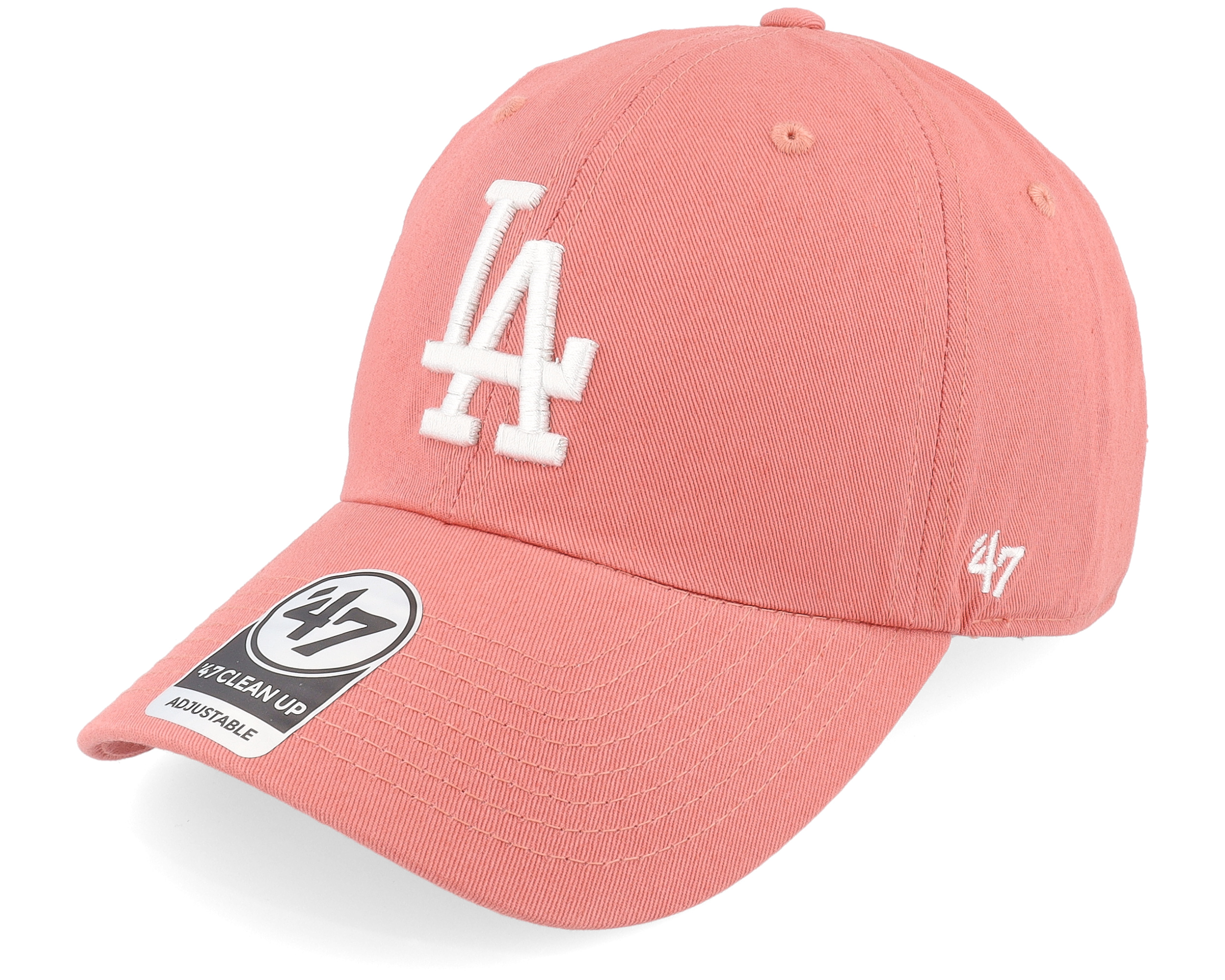 47 Los Angeles Dodgers Clean Up Dad Hat Baseball Cap - Red