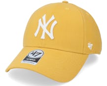 New York Yankees Mvp Wheat/White Adjustable - 47 Brand