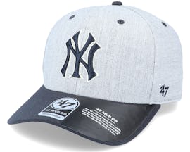 New York Yankees Storm Cloud TT Mvp DP Heather Grey/Navy Adjustable - 47 Brand