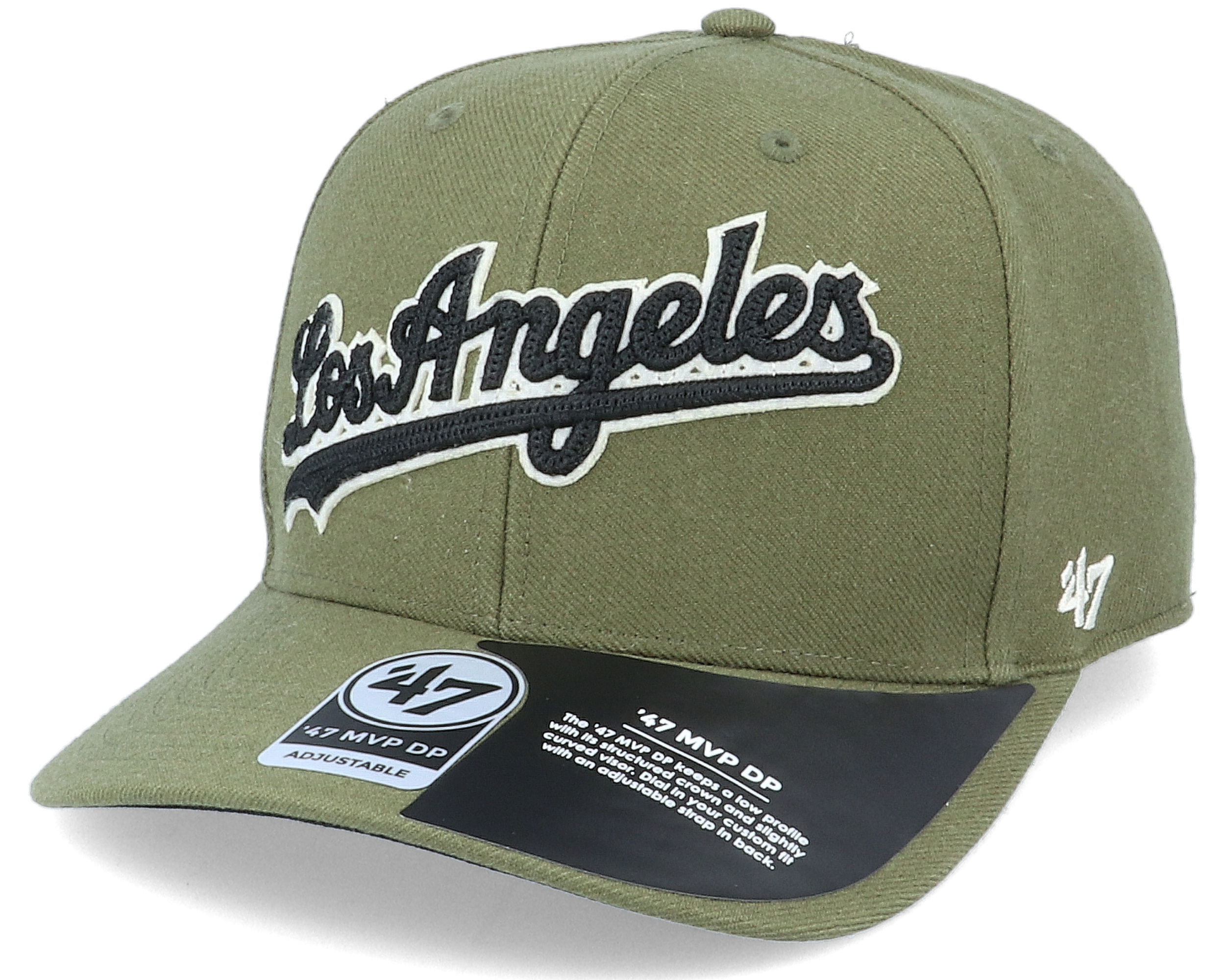 47 Los Angeles Dodgers MVP Adjustable Sandalwood Green Hat