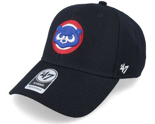 Chicago Cubs Mvp Black/Red Adjustable - 47 Brand