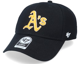 Oakland Athletics Mvp Black/Yellow Adjustable - 47 Brand