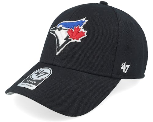 Toronto Blue Jays Mvp Black/White Adjustable - 47 Brand cap |  Hatstoreworld.com