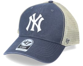 New York Yankees Flagship Wash Mvp Vintage Navy/Beige Trucker - 47 Brand