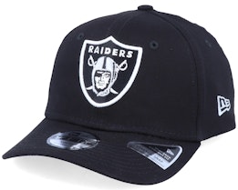 Kids Oakland Raiders 9Fifty Team Stretch Snap Black/White Adjustable - New Era