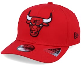 Kids Chicago Bulls 9Fifty Team Stretch Snap Red/Black Adjustable - New Era
