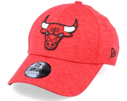 Kids Chicago Bulls Team Shadow Tech 9Forty Heather Red Adjustable - New Era