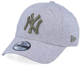 Kids New York Yankees Jersey Essential 9Forty Heather Grey/Green Adjustable - New Era