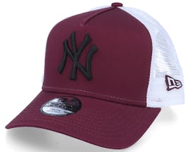 Kids New York Yankees Essential 9Forty A-Frame Maroon/White/Black Trucker - New Era