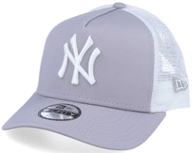 Kids New York Yankees Essential 9Forty A-Frame Grey/White Trucker - New Era