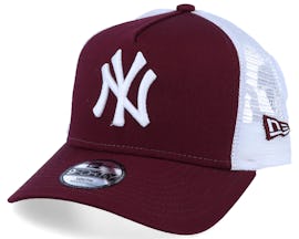 Kids New York Yankees Essential 9Forty A-Frame Maroon/White Trucker - New Era