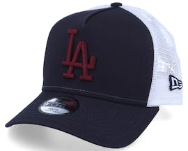 Kids Los Angeles Dodgers Essential 9Forty A-Frame Navy/White/Maroon Trucker - New Era