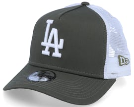 Kids Los Angeles Dodgers Essential 9Forty A-Frame Olive/White Trucker - New Era