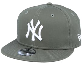 Kids New York Yankees Essential 9Fifty Olive/White Snapback - New Era