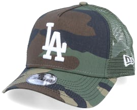 Kids Los Angeles Dodgers Essential 9Forty A-Frame Camo/White Trucker - New Era