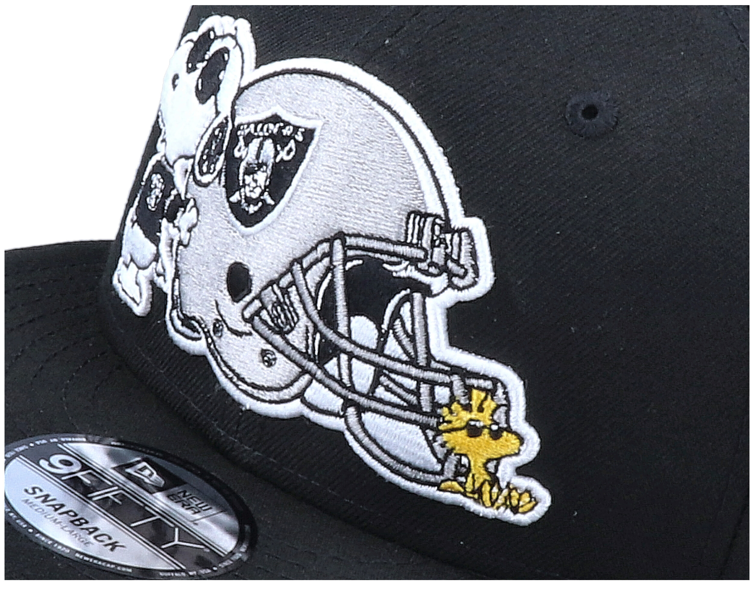 Oakland Raiders 9Fifty NFL Peanuts Black Snapback - New Era