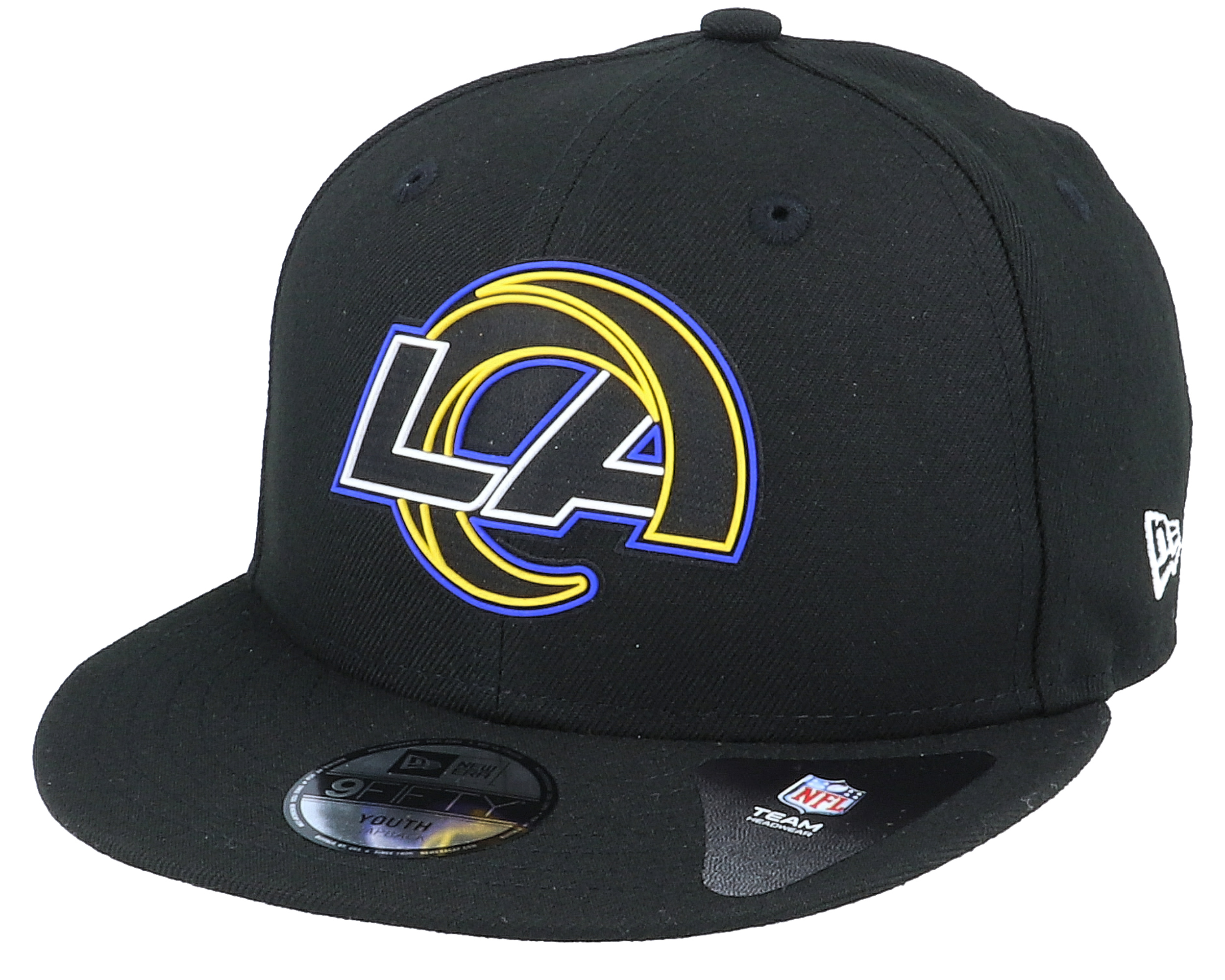 Kids Los Angeles Rams NFL 20 Draft Official Jr 9Fifty Black