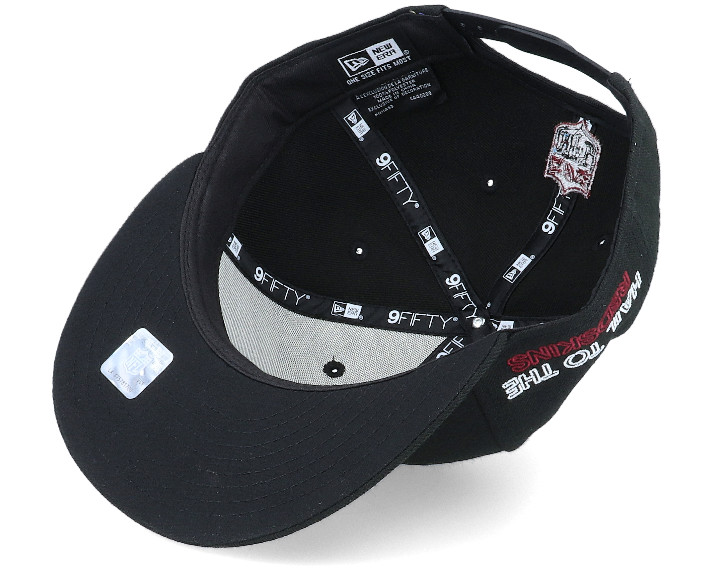 NEW ERA WASHINGTON REDSKINS 9FIFTY キャップ NWT Authentic NFL Washington Redskins New Era Black & White