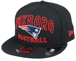 New England Patriots NFL 20 Draft Alt 9Fifty Black/Red Snapback - New Era