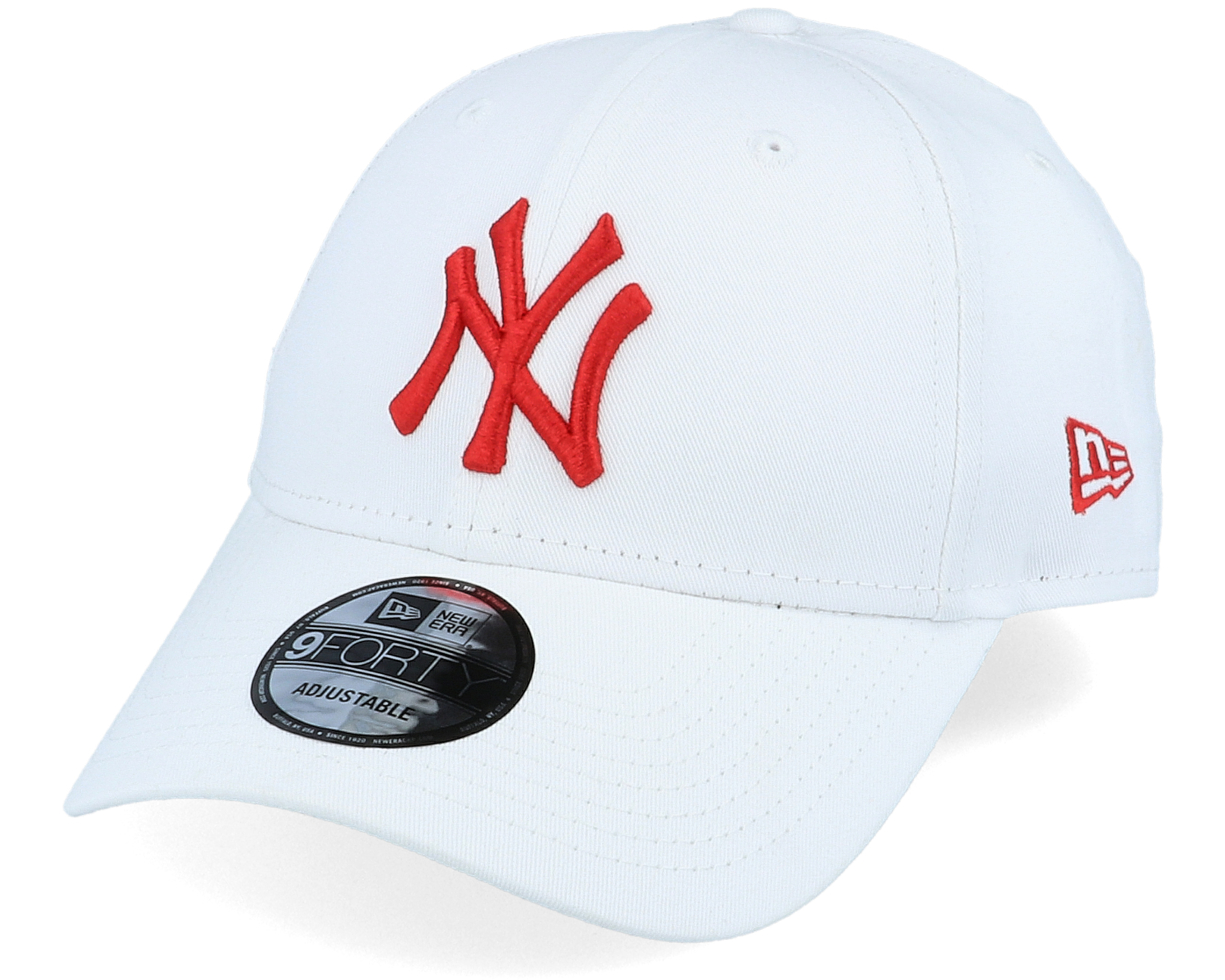 New York Yankees League Essential 9Forty White/Red Adjustable - New Era cap