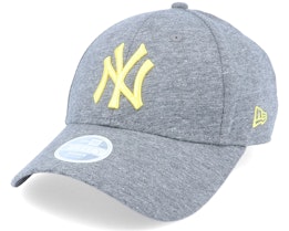 New York Yankees Womens Licensed 9Forty Snap Heather Grey/Yellow Adjustable - New Era