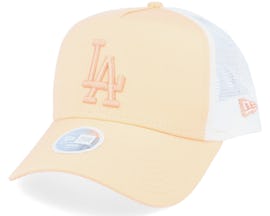 Los Angeles Dodgers Womens League Essential Peach/White Trucker - New Era