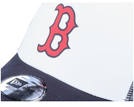 Boston Red Sox Colour Block White/Navy Trucker - New Era