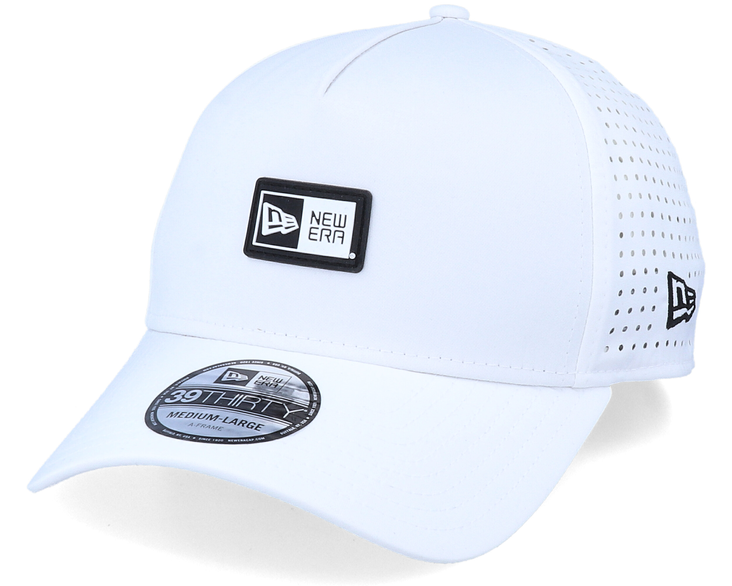 POLY A-Frame 39Thirty White Flexfit - New Era cap | Hatstoreworld.com