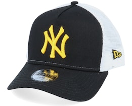 Kids New York Yankees League Essential Black/Yellow/White Trucker - New Era