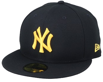 New York Yankees League Essential 59Fifty Black/Yellow Fitted