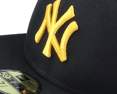 NY YANKEES FITTED - BLACK / METALLIC GOLD – FITTED HAWAIʻI