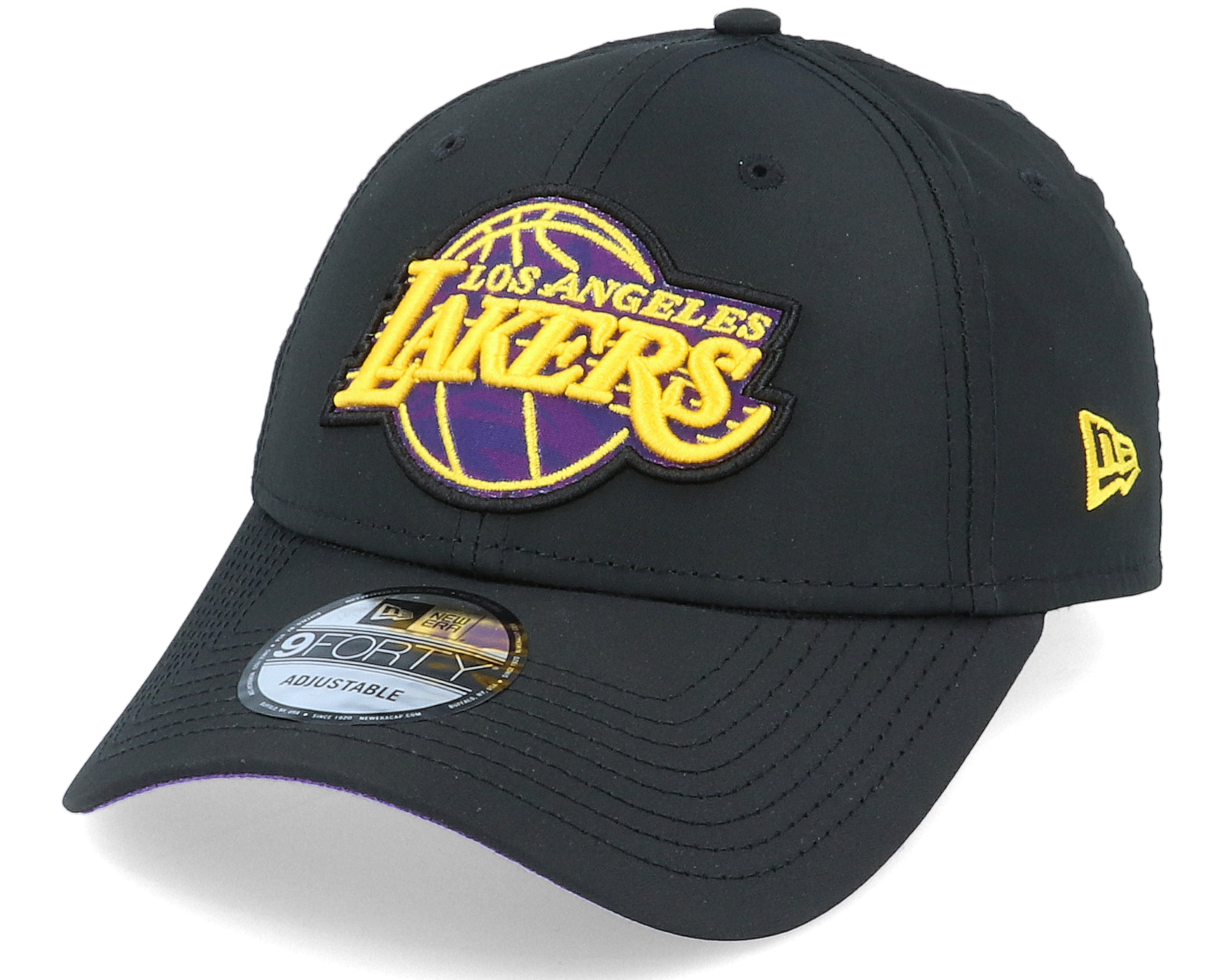 LA Lakers 9Forty Hook Black Adjustable - New Era cap | Hatstoreworld.com