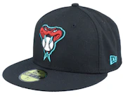 Arizona Diamondbacks Authentic On-Field 59FIFTY Black Fitted