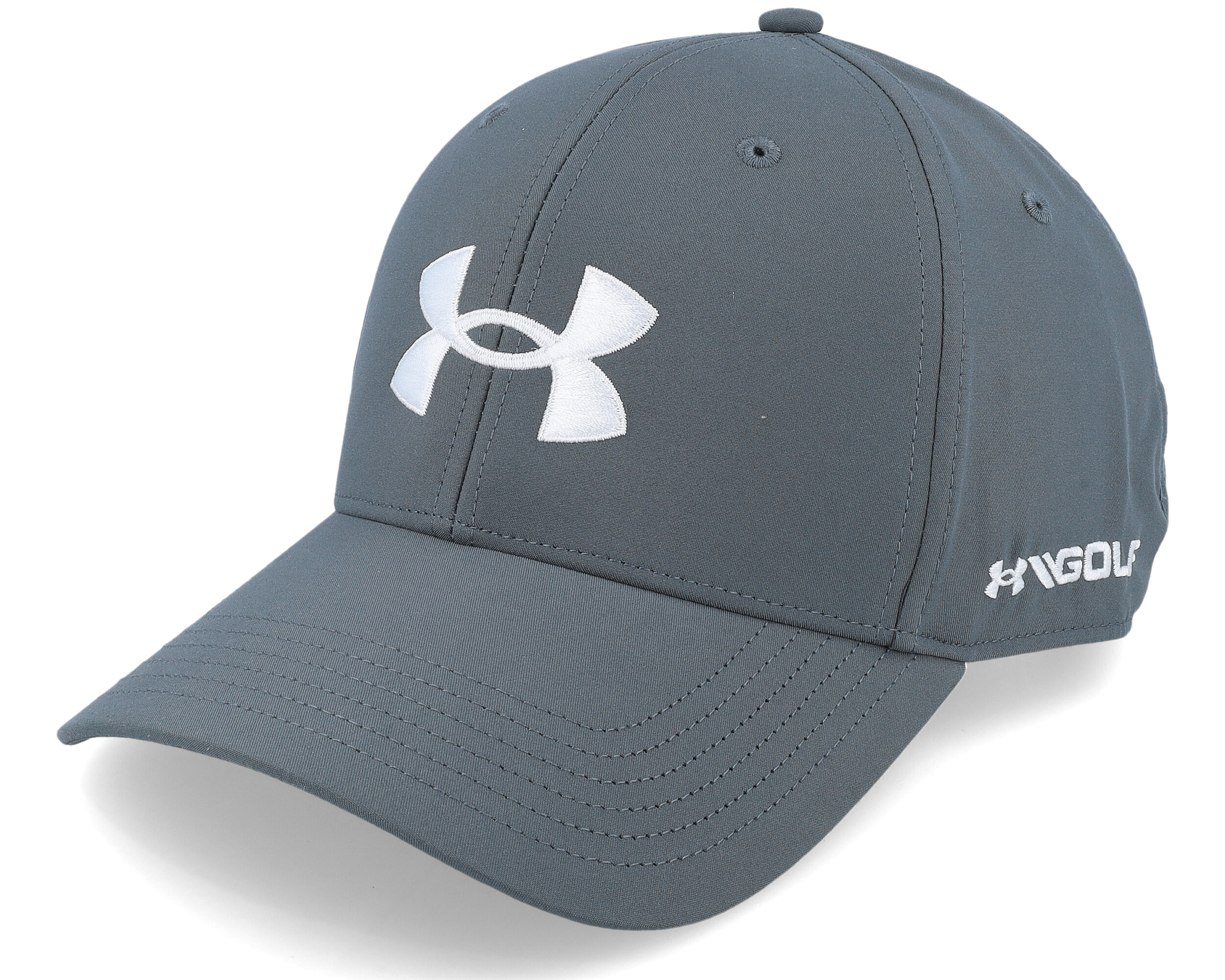 Golf 96 Hat Pitch Gray Adjustable - Under Armour cap