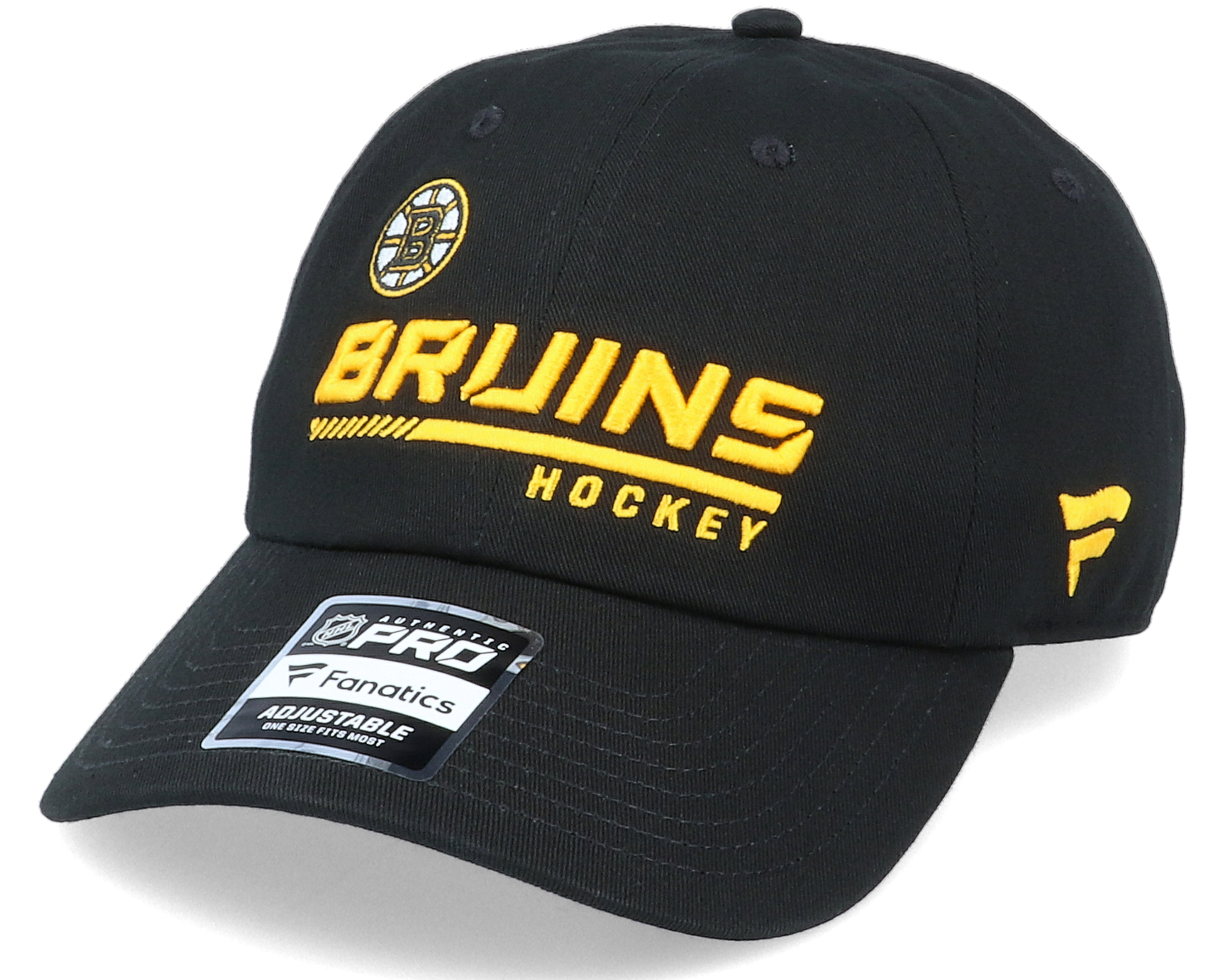 Boston Bruins Authentic Pro Locker Room Dad Cap Black Adjustable ...